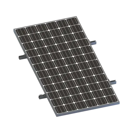 Kit De Minirieles Para Panel Solar Arreglo 1X1 Par