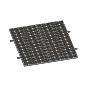 Kit De Minirieles Para Panel Solar Arreglo 1X2 Par