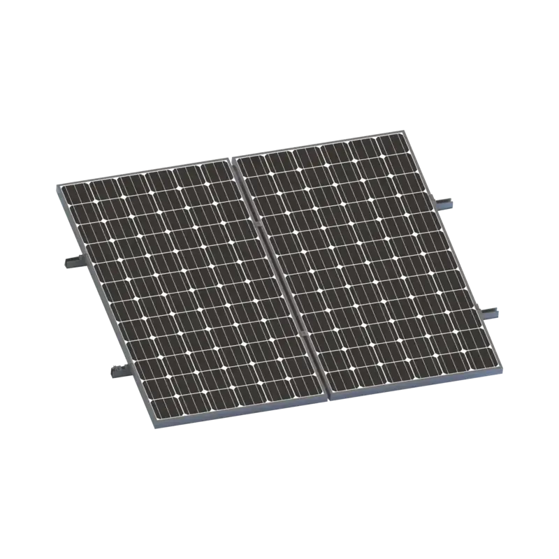 Kit De Minirieles Para Panel Solar Arreglo 1X2 Par Kit De Minirieles Para Panel Solar Arreglo 1X2 Par