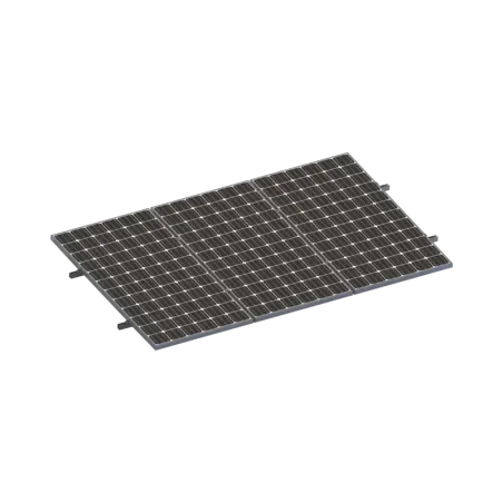 Kit De Minirieles Para Panel Solar Arreglo 1X3  Pa
