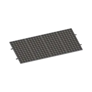 Kit De Minirieles Para Panel Solar Arreglo 1X4 Par