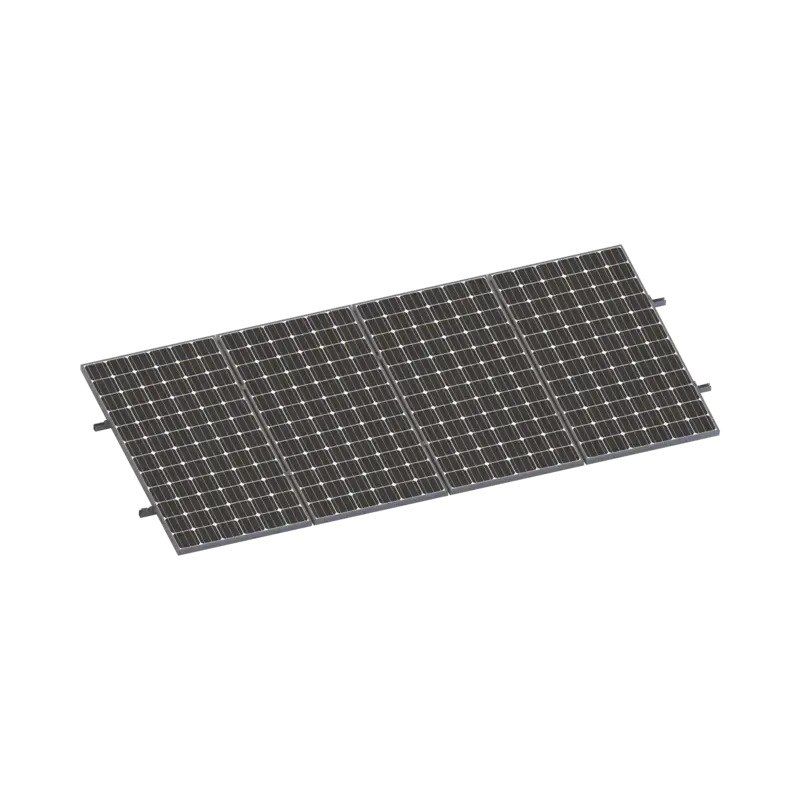 Kit De Minirieles Para Panel Solar Arreglo 1X4 Par Kit De Minirieles Para Panel Solar Arreglo 1X4 Par