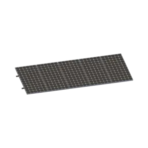 Kit De Minirieles Para Panel Solar Arreglo 1X5 Par