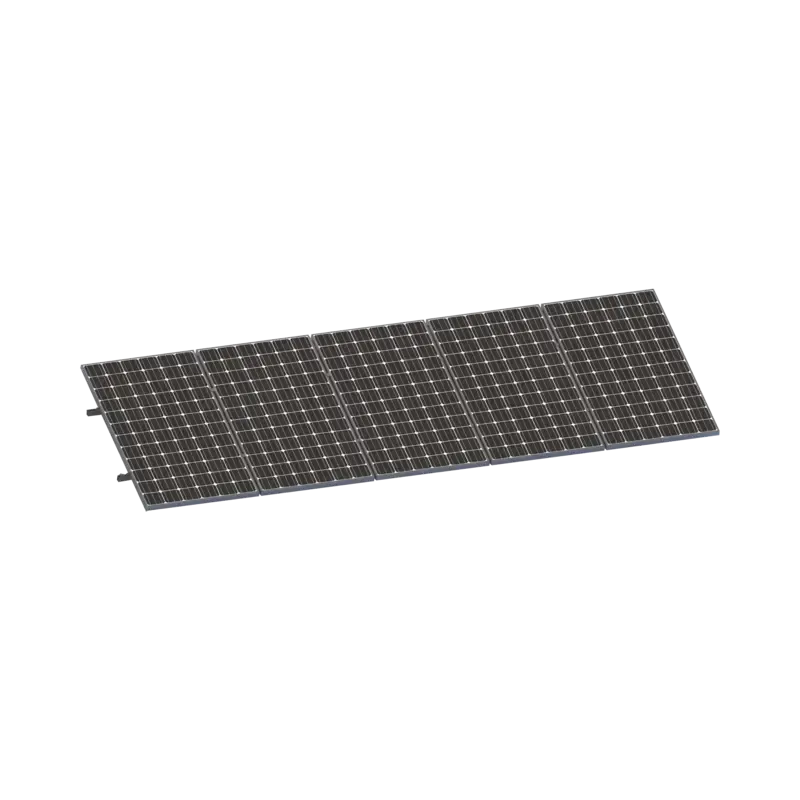 Kit De Minirieles Para Panel Solar Arreglo 1X5 Par Kit De Minirieles Para Panel Solar Arreglo 1X5 Par