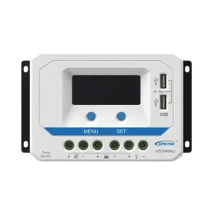 Controlador Solar de Carga PWM 12/24/36/48 V 30 A,