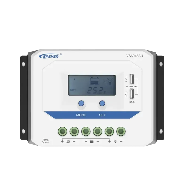 Controlador Solar de Carga PWM 12/24V/36/48V 60 A Controlador Solar de Carga PWM 12/24V/36/48V 60 A