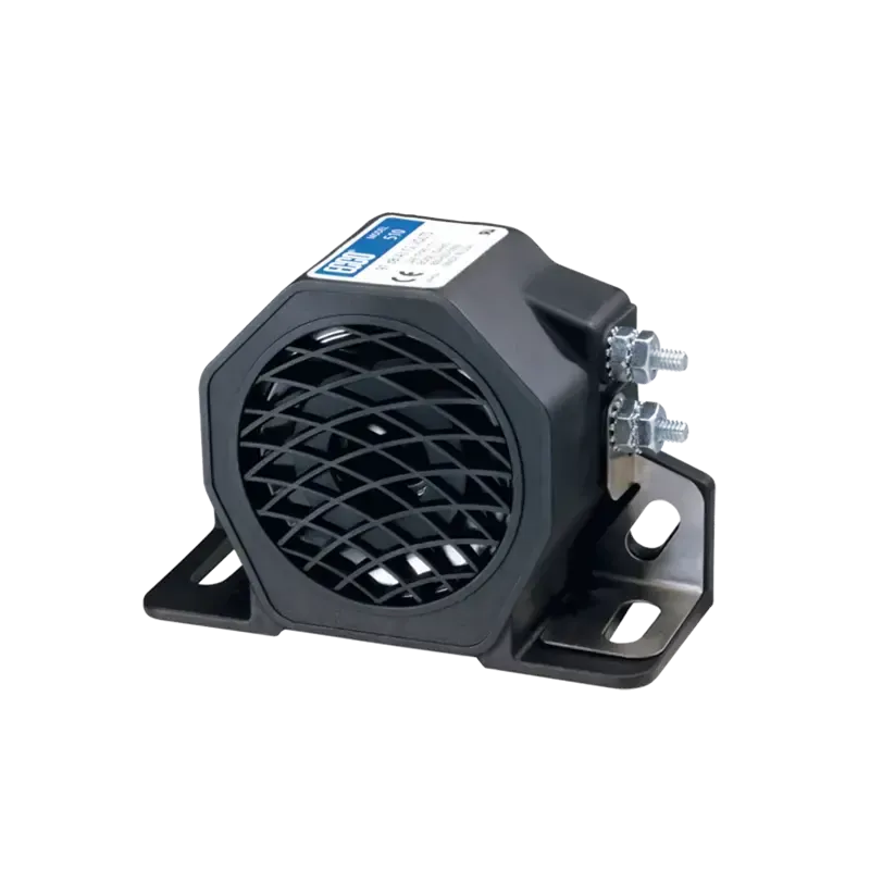 Alarma de reversa, 12-24 Vcc, 97 dBA Alarma de reversa, 12-24 Vcc, 97 dBA