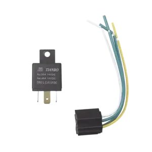 Relevador de 5 pines automotriz de 12 volts