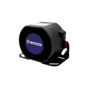 Alarma de reversa vehicular con montaje para super