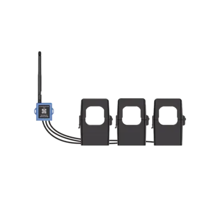 Medidor de corriente LoRaWAN para tres fases hasta