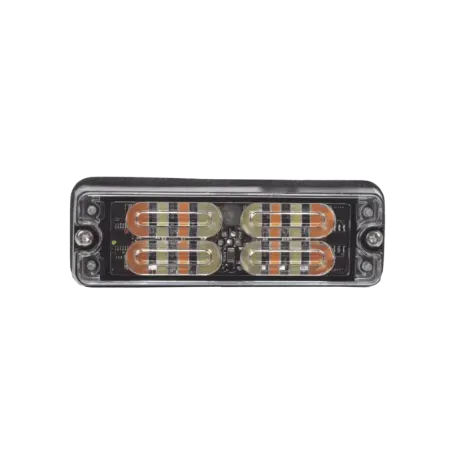 Luz Perimetral, 12 LED Ultra Brillantes, Color Ámb