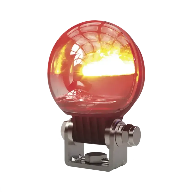 Luz LED límite de arco color rojo, para zonas de t