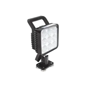 Lámpara de trabajo de 9 led, montaje giratorio mag