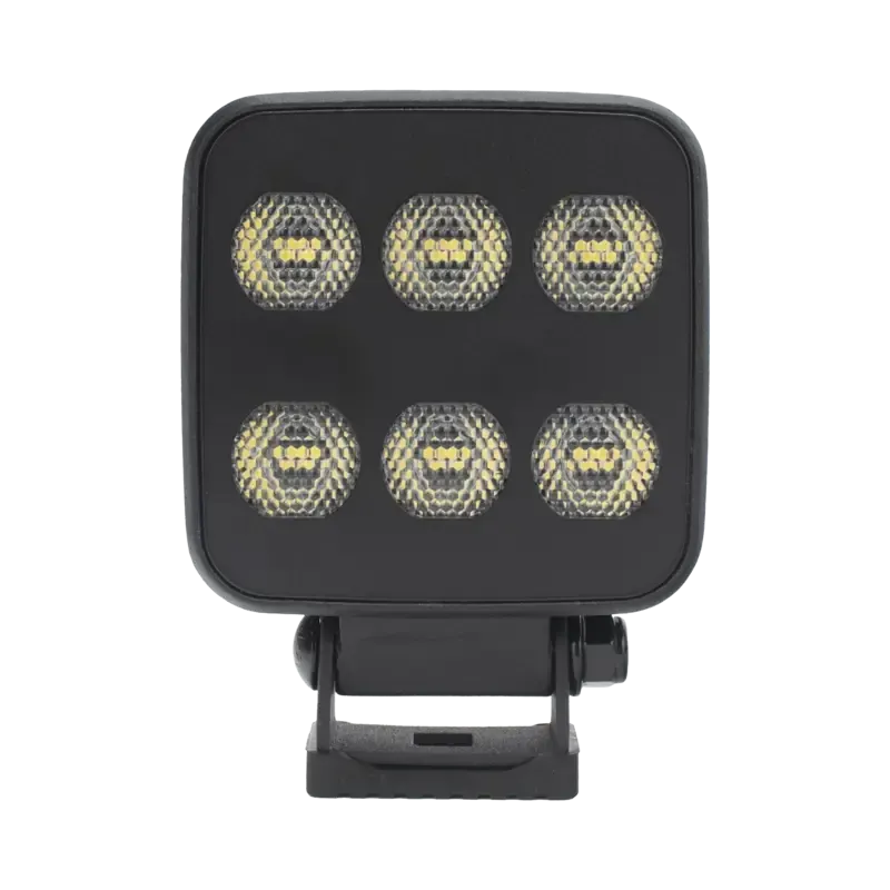 Luz de Trabajo Ultra brillante Cuadrada, 6 LED, 65 Luz de Trabajo Ultra brillante Cuadrada, 6 LED, 65