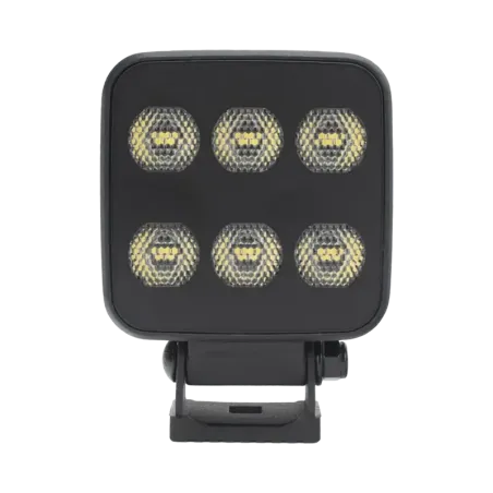 Luz de Trabajo Ultra brillante Cuadrada, 6 LED, 65