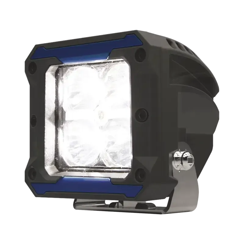 Luz de trabajo de uso rudo, 12-24 Vcc, 1025 lumene Luz de trabajo de uso rudo, 12-24 Vcc, 1025 lumene