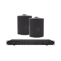 Amplificador de Audio con 2 Bocinas OL-5BK  2 x 60