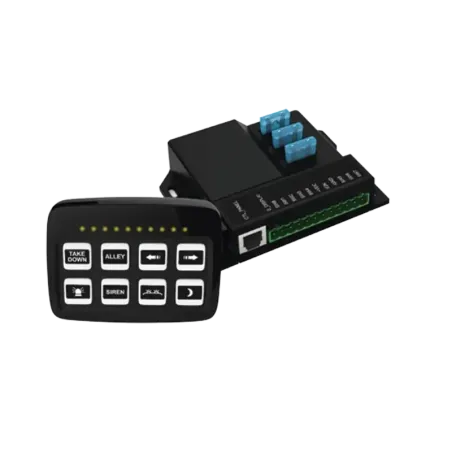 Controlador Universal de 8 interruptores, 12-24 Vc