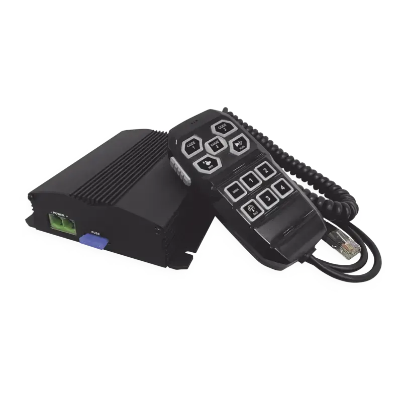 Sirena Vehicular de 100W de Potencia, Con Controla Sirena Vehicular de 100W de Potencia, Con Controla