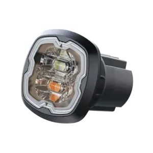 Estrobo Oculto, 6 LED, rojo/azul, SAE Clase I, Emp