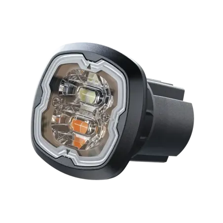 Estrobo Oculto, 6 LED, rojo/azul, SAE Clase I, Emp