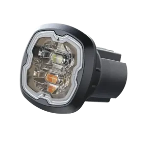 Estrobo Oculto, 6 LED, Claro, SAE Clase I, Empotra