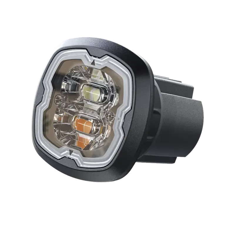 Estrobo Oculto, 6 LED, Claro, SAE Clase I, Empotra Estrobo Oculto, 6 LED, Claro, SAE Clase I, Empotra