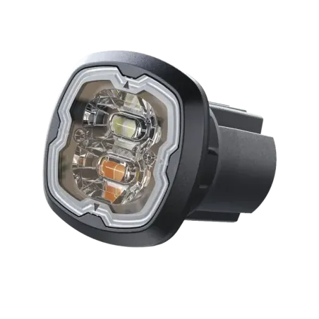 Estrobo Oculto, 6 LED, Claro, SAE Clase I, Empotra