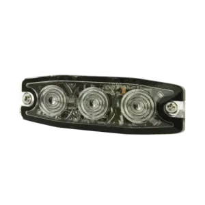 Luz Auxiliar de 3 LED, ámbar, SAE Clase I, Lente t