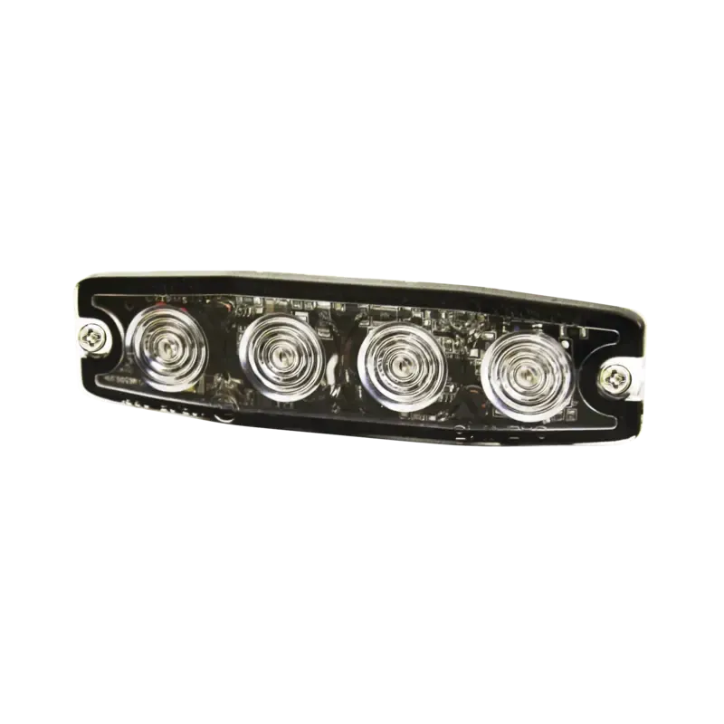 Luz Auxiliar de 4 LED, ámbar, SAE Clase I, Lente t Luz Auxiliar de 4 LED, ámbar, SAE Clase I, Lente t