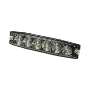 Luz Auxiliar de 6 LED, ámbar, SAE Clase I, lente t