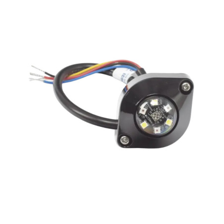 Estrobo Oculto de 6 LED color Rojo-Azul Serie