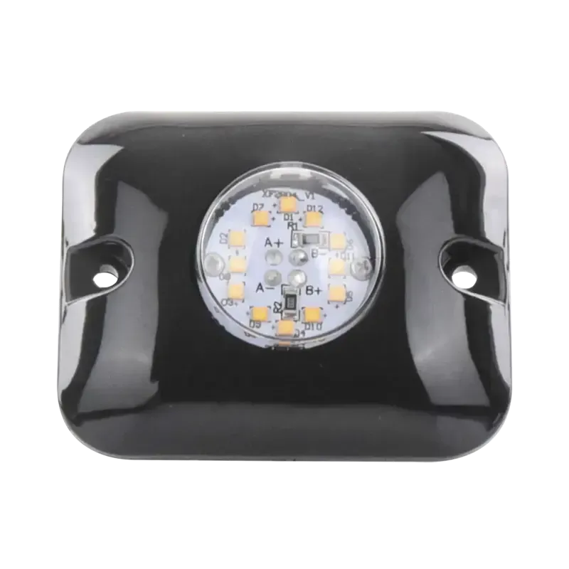 Luz Oculta Ultra Brillante con 12 LED, Color Claro Luz Oculta Ultra Brillante con 12 LED, Color Claro