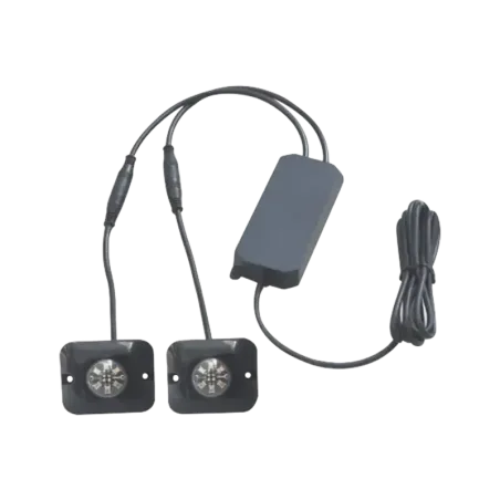 Estrobos Ocultos de 6 LED, Color Rojo/Claro, Ideal