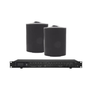 Amplificador de Audio con 2 Bocinas OL-5BK -