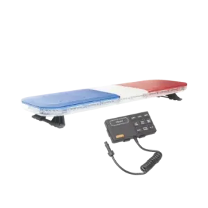 Barra de luces de 47in rojo/azul, 88 LED, con cont