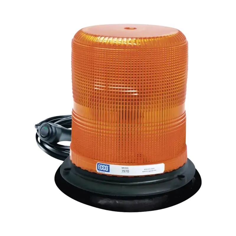 Baliza LED color ámbar con montaje magnético de su Baliza LED color ámbar con montaje magnético de su