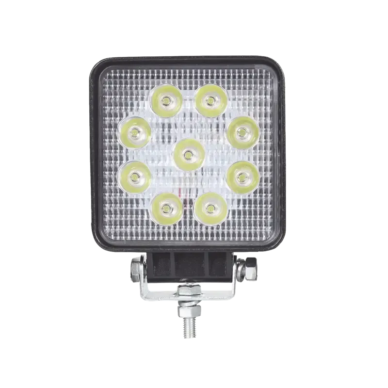 Luz de trabajo de 9 LED , 2300 Lúmenes, 27 Watts, Luz de trabajo de 9 LED , 2300 Lúmenes, 27 Watts,