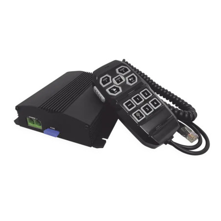 Sirena Vehicular de 100W de Potencia, Con Con