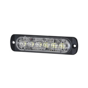 Luz Auxiliar de 12 LED, Ambar-Claro, SAE, Bis