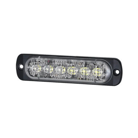 Luz Auxiliar de 12 LED, Ambar-Claro, SAE, Bis