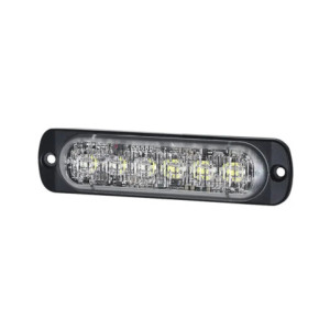 Luz Auxiliar de 12 LED, Rojo-Claro, SAE, Bise