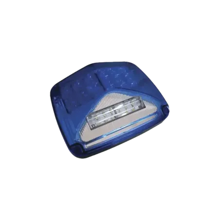 Luz de advertencia de 8 X 6in, Color Azul, Con Luz