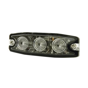 Luz Auxiliar de 3 LED, ámbar, SAE Clase I, Le
