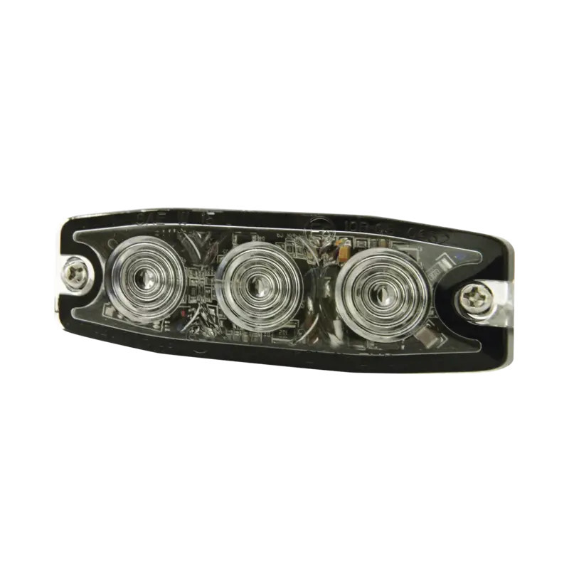 Luz Auxiliar de 3 LED, ámbar, SAE Clase I, Le