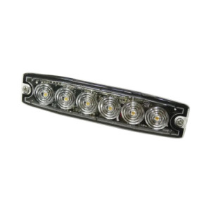 Luz Auxiliar de 6 LED, ámbar, SAE Clase I, le