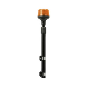 Luz Telescópica para Motocicletas, 8 LED, Amb