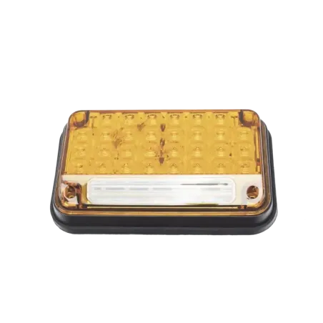 Luz de Advertencia de 7X4in, Color Ambar, Con Luz