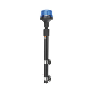 Luz Telescópica para Motocicletas, 8 LED, Azu