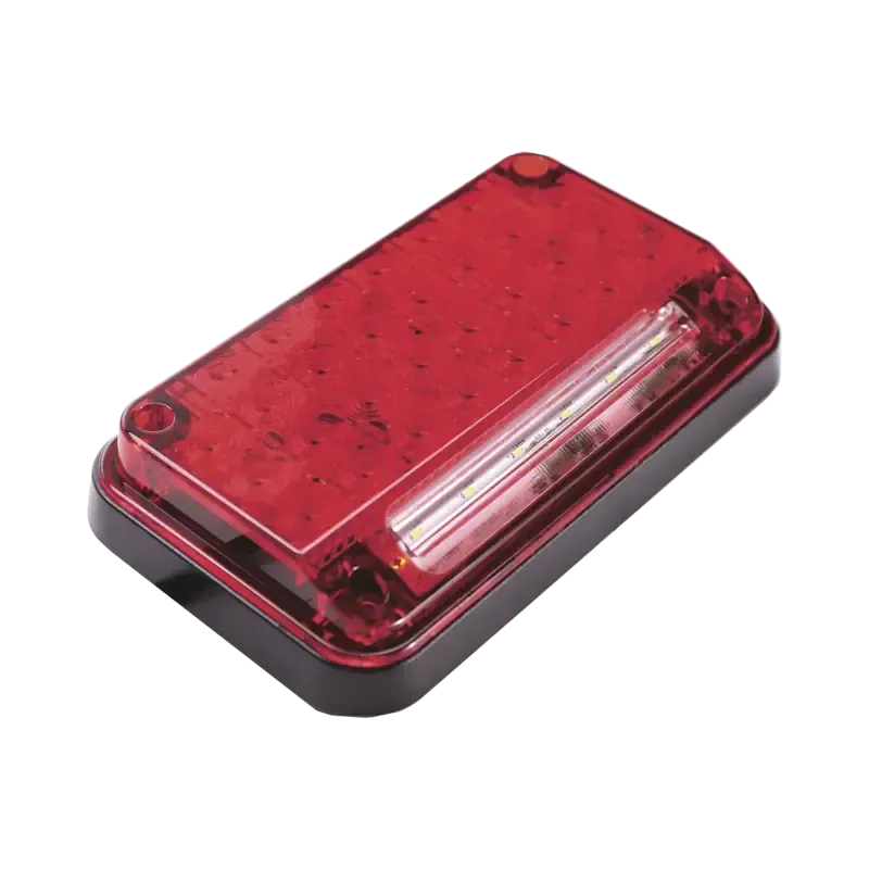 Luz de Advertencia de 7X4in, Color Rojo, Con Luz d Luz de Advertencia de 7X4in, Color Rojo, Con Luz d